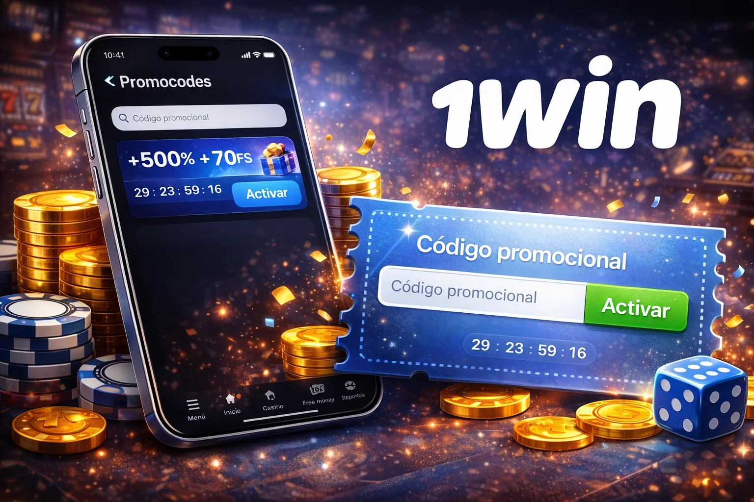 código promocional