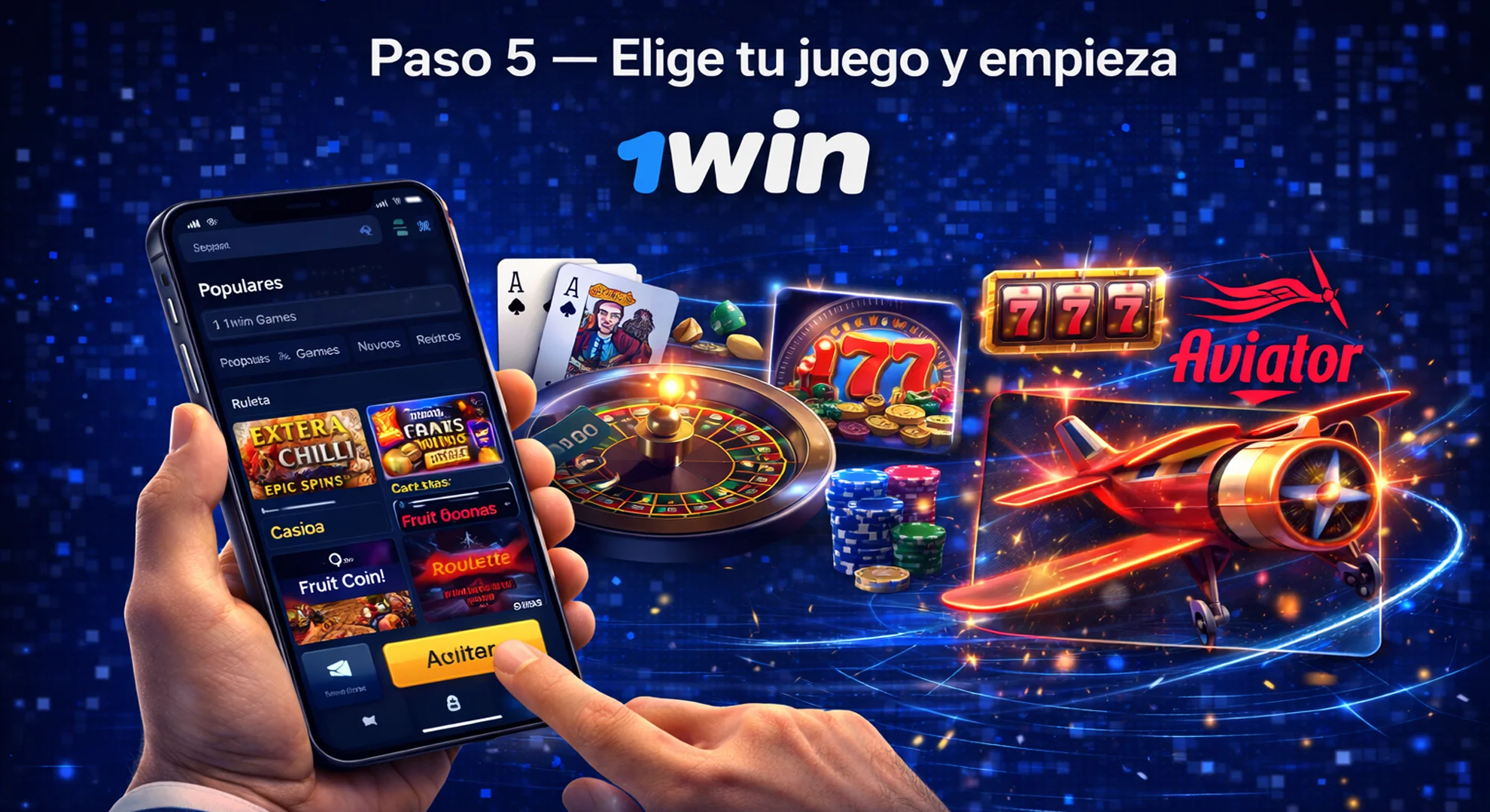 Elige tu juego y empieza